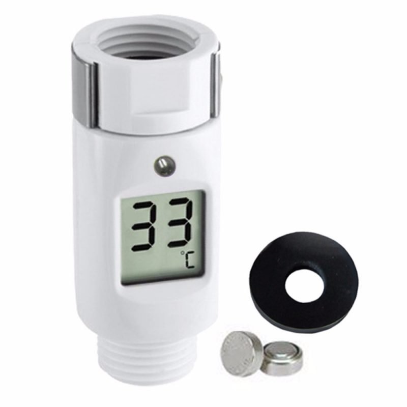 Digital Shower Temperature Waterproof LED Display Water Thermometer ℃/℉