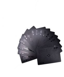 black playing cards