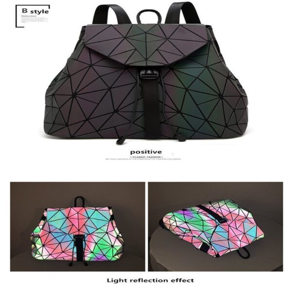 Luminous Geometric Backpack