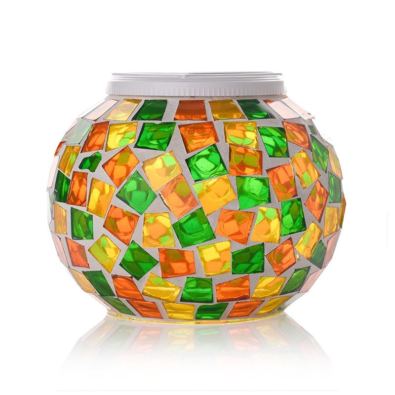 New Solar Powered Mosaic Glass Ball Lights — Luxenmart Up to 80% Off ...