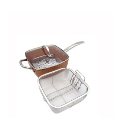 copper pan set