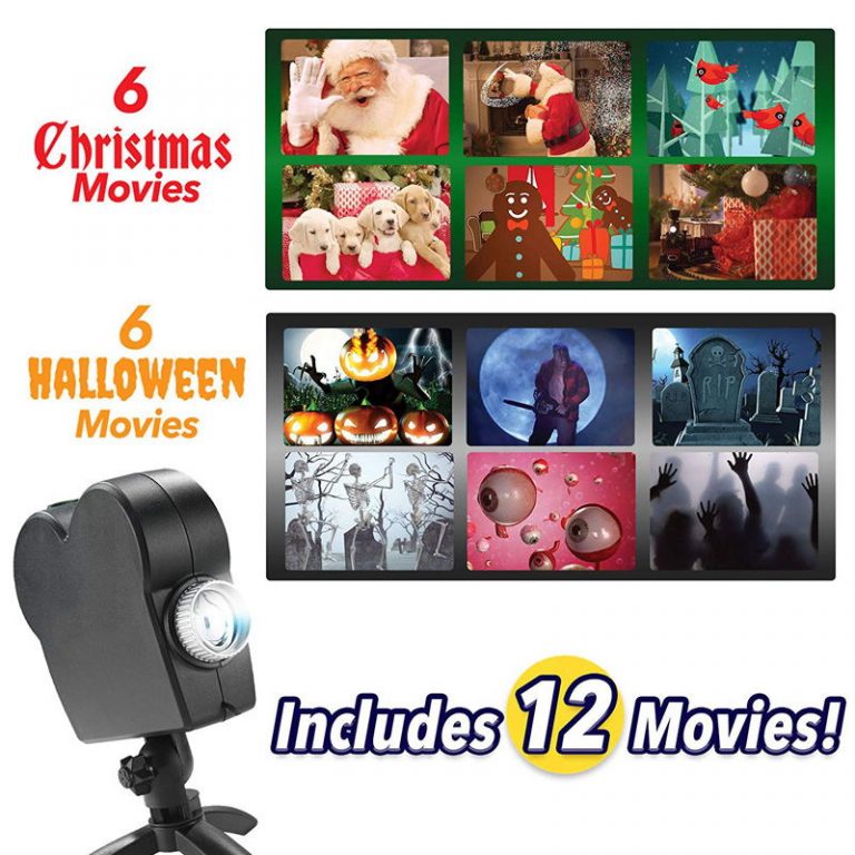 Mini Christmas Window Projector Luxenmart Up To 80 Off All For You   Christmas Window Wonderland Projector With 12 Movies Outdoor Landscape Lamp Halloween Party Decor Gift Festival Laser 3 1 768x768 