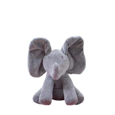 Gray Flappy Peek-Boo Elephant