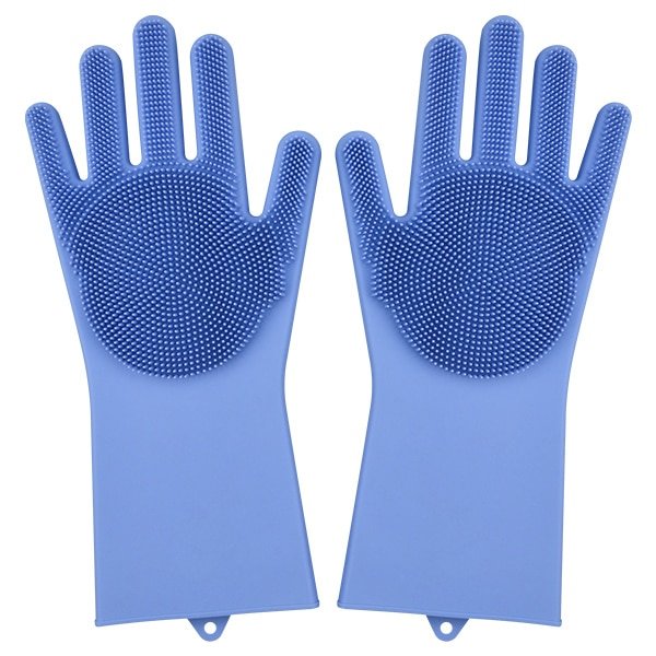 scrubbing gloves