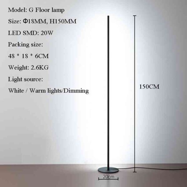 Nordic Minimalist LED Floor Lamp
