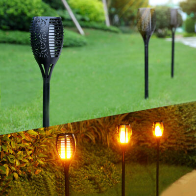 solar tiki torches