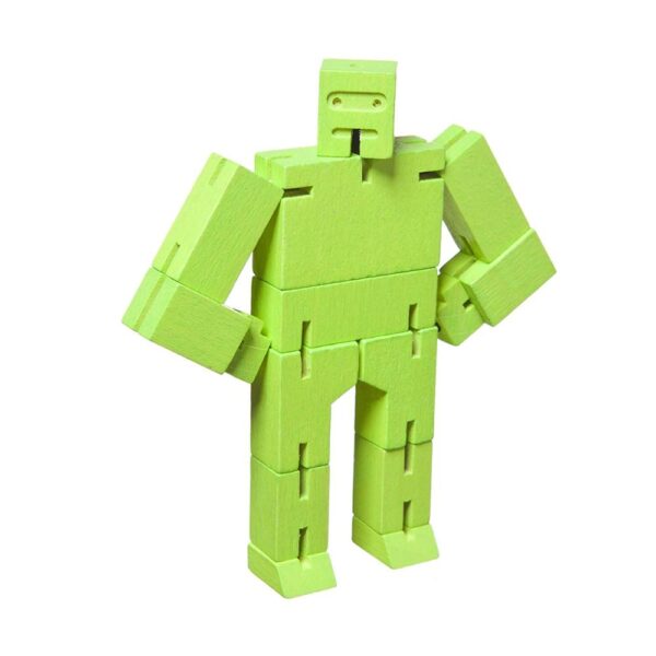 Wooden Cubebot Cube Robot