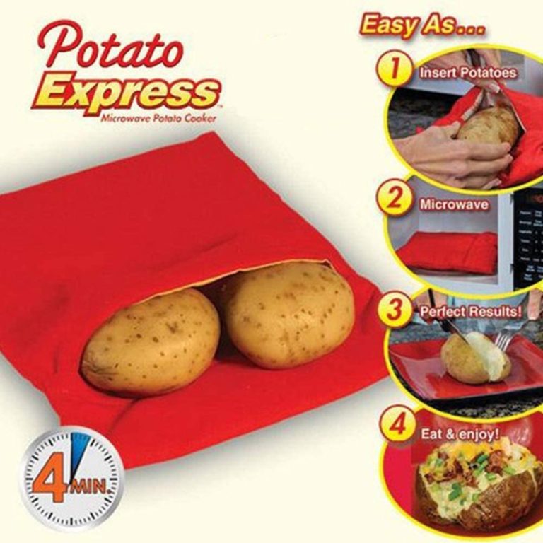 Microwave Potato Cooker Dropbyy Reusable Microwave Bag for Potato