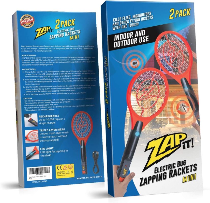 ZAP IT! Bug Zapper TwinPack Rechargeable — Luxenmart