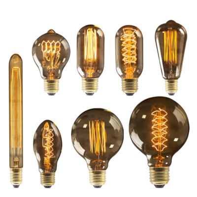 Retro Edison Bulb E27 220V 40W ST64 G80 G95 G125 Ampoule Vintage Edison bulb Incandescent Lamp Filament Light Bulb