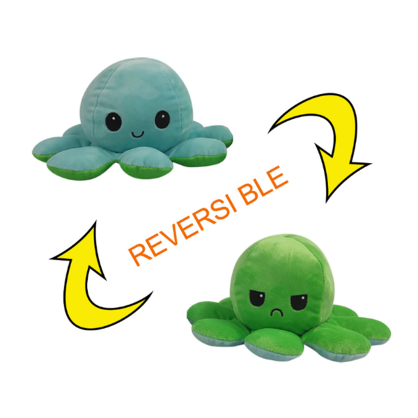 Reversible Octopus Plush Toy - Best Flip Octopus Stuffed Plush Doll