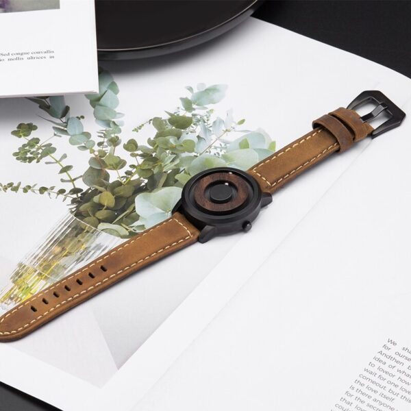 Magnetic Wood Watch Men 2020 Luxury