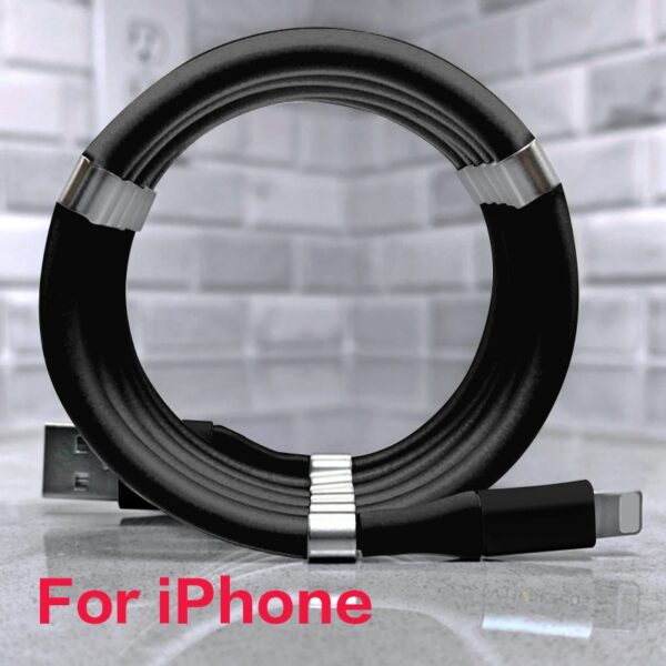 Magnetic Storage Data Cable Automatically Retractable Charging Cable