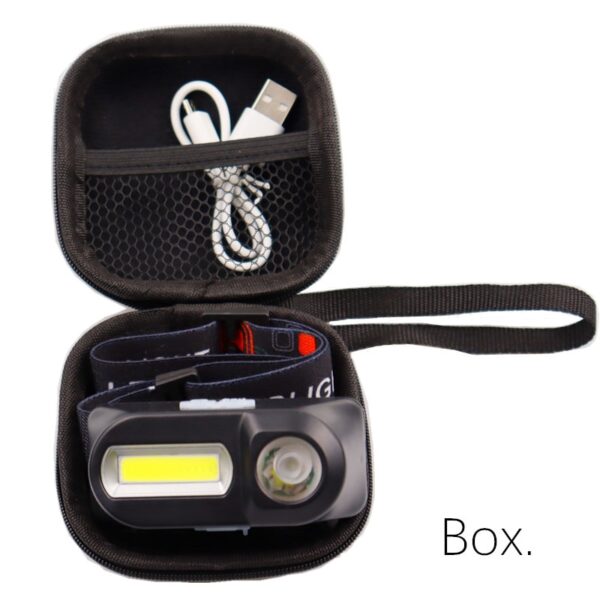 Portable mini XPE+COB LED Headlamp USB Rechargeable Camping Head Lamp Fishing Headlight Flashlight Headlamp Torch