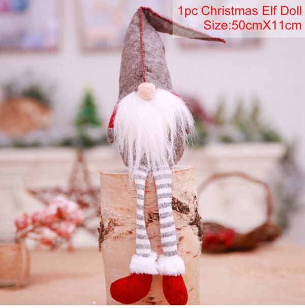FRIGG Santa Faceless Doll 2020 Christmas Decorations For Home Merry Christmas Ornament Xmas Gifts Navidad Happy New Year 2021