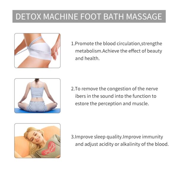 Foot Massage Detox Machine Ionic Foot Bath Spa- Ionic Detox Machine