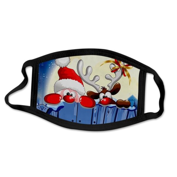 Merry Christmas Mask - Gift Christmas Decorations For Home Xmas Decor Navidad Decor Santa Claus Christmas Deer Bear Happy New Year 2021