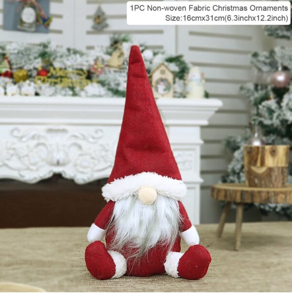 FRIGG Santa Faceless Doll 2020 Christmas Decorations For Home Merry Christmas Ornament Xmas Gifts Navidad Happy New Year 2021