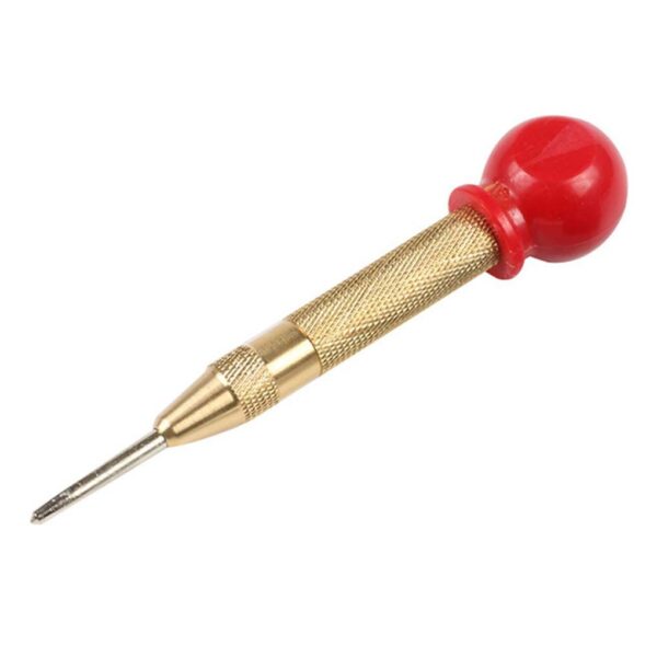 Automatic Center Pin Punch Spring Loaded Marking Starting Holes Tool Wood Press Dent Marker Woodwork Tool Drill Bit