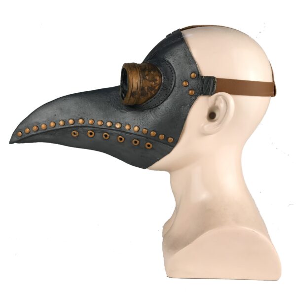 Funny Medieval Steampunk Plague Doctor Bird Mask Latex Punk Cosplay Masks Beak Adult Halloween Event Cosplay Props