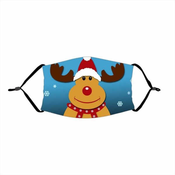 Merry Christmas Mask - Gift Christmas Decorations For Home Xmas Decor Navidad Decor Santa Claus Christmas Deer Bear Happy New Year 2021