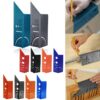 3D Angle Measuring Square Woodworking Scribe Measuring Ruler Measure Tool with Gauge and Ruler 1Pcs