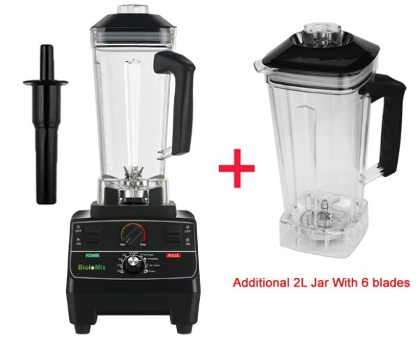 BPA Free 2L Professional Blender Mixer Jar 2200W Smart Timer Pre-programed Blender Mixer Juicer Food Processor Ice Smoothies Crusher