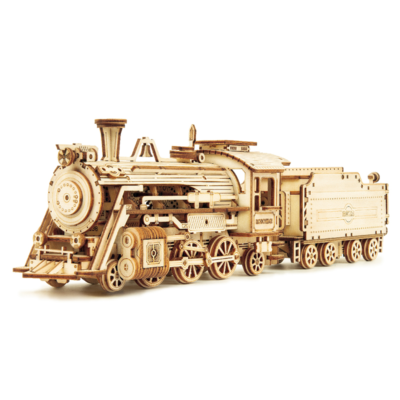 Robotime ROKR Train Model 3D Wooden Puzzle Toy Assembly Locomotive