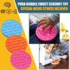 Push Pop Bubble Sensory Toy Autism Needs Squishy Stress Reliever Toys Adult Kid Funny Anti-stress Pop It Fidget Reliver Stress
