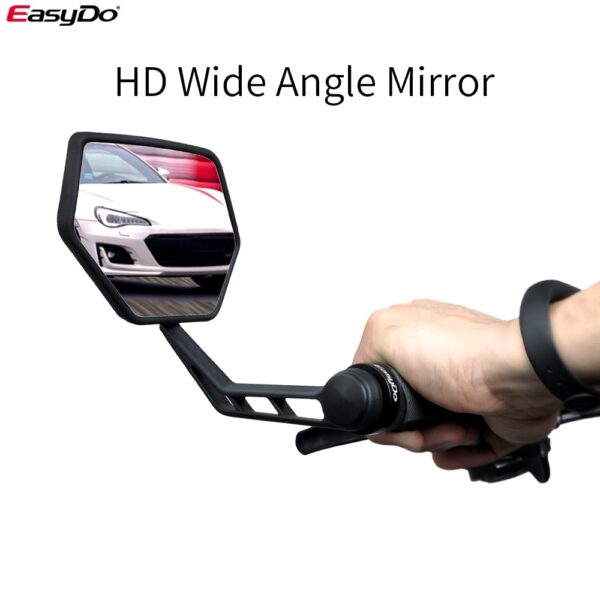 1 Pair Bicycle Rear View Mirror Bike Cycling Wide Range Back Sight Reflector Adjustable Left Right Mirrors