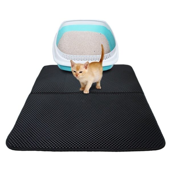 Pet Cat Litter Mat Double Layer Litter Cat Bed Pads Trapping Pets Litter Box Mat Pet Product Bed For Cats House Clean mat