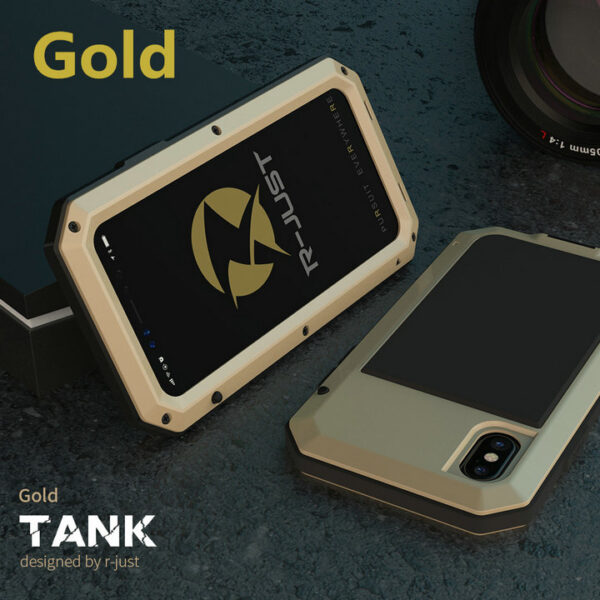 Phone Case for iPhone 11 Shockproof Cover Heavy Duty Protection Armor Metal Aluminum