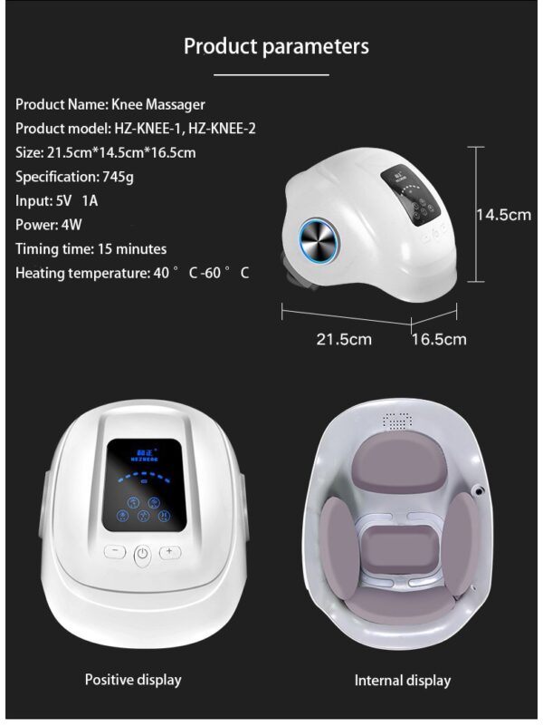 Laser heated Physiotherapy Knee Massager | Air Massage Knee Physiotherapy Instrument