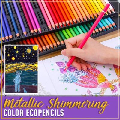 Metallic Shimmering Colored EcoPencils