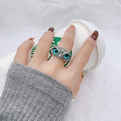 Demon Eye Owl Ring 