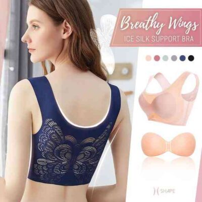 Breathy Wing Ice Silk Bra