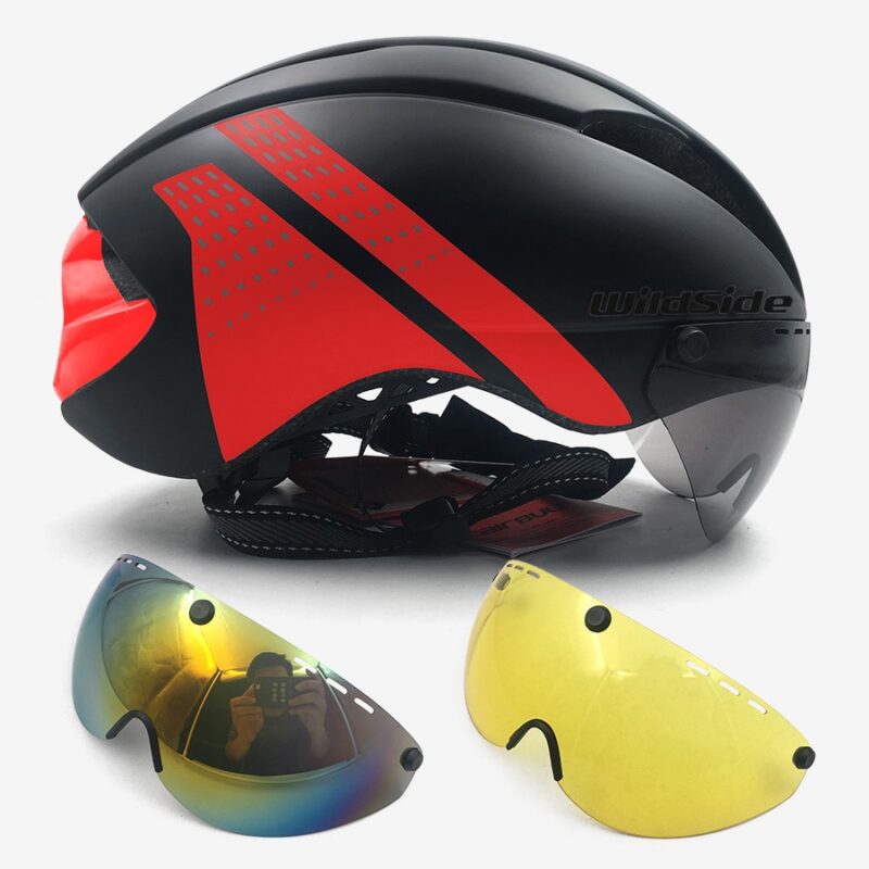Aero Bicycle Helmet With 3 Visors — Luxenmart Up to 80 Off, All For You