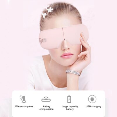 Bluetooth Smart Vibration Eye Massager Eye Care Device Hot Compress Glasses Instrument Music Foldable Eye Protection