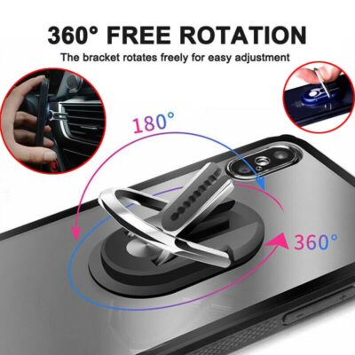 ALL IN ONE Multipurpose Mobile Phone Bracket Holder Stand 360 Degree Rotation Phone Magnetic Phone Holder for Car Home Iphone