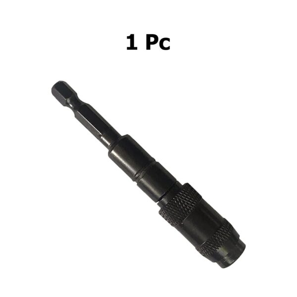 Magnetic Screw Drill Tip Quick Change Locking Bit Holder Drill Screw Tool Drive Guide Drill Bit Extension Rod Woodworking Tool