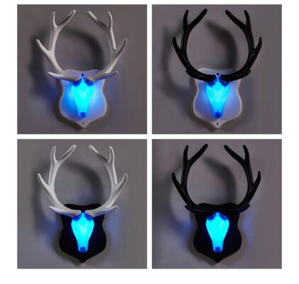 Nordic LED Bed Wall Lamp Living Room Bar Hotel Children Bedroom Creative Decor Deer Antler Wall Light LED Night Lights