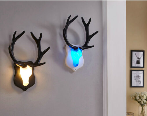 Nordic LED Bed Wall Lamp Living Room Bar Hotel Children Bedroom Creative Decor Deer Antler Wall Light LED Night Lights