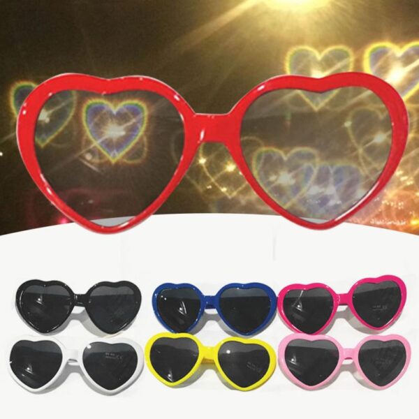 Heart-Shaped Refraction Glasses