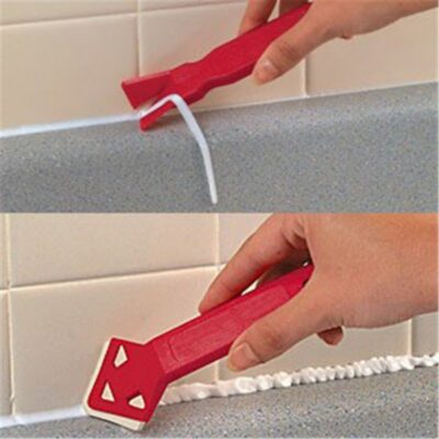 Silicone Caulking Nozzle Finisher Set Tile Cleaner Surface Glue Residual Shovel