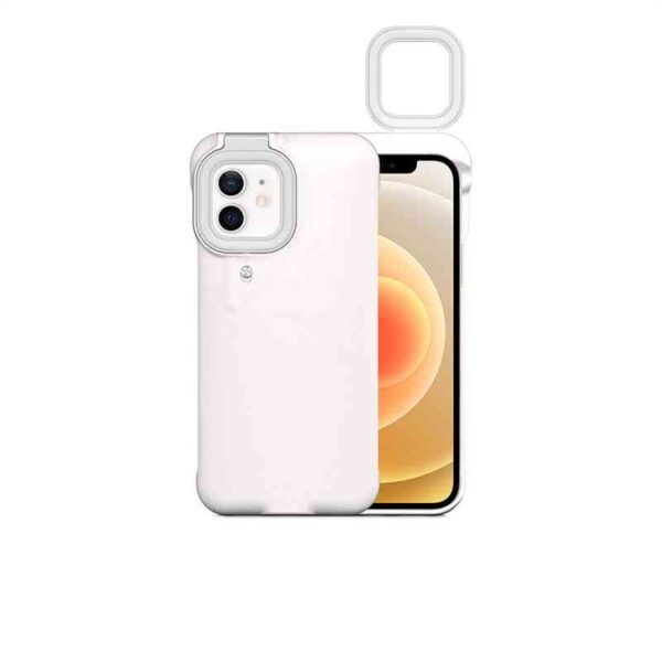 iPhone Case with Selfi e Ring Light