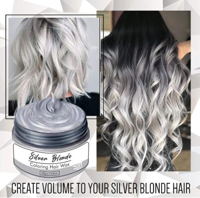 Silver Blonde Coloring Hair Wax