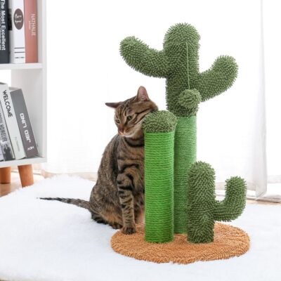 Cat Cactus Scratcher Tree