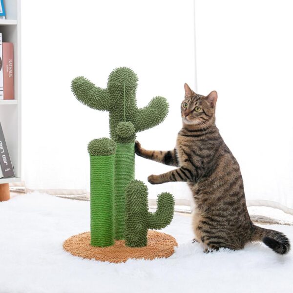 Cat Cactus Scratcher Tree