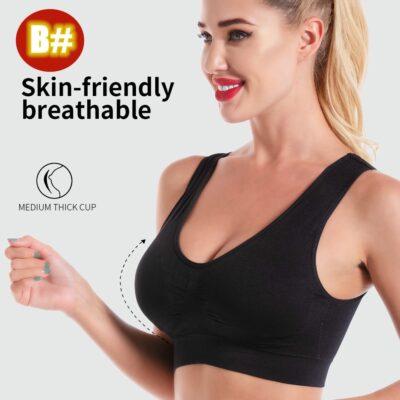 S-6XL bra plus size sports Bra seamless sexy push up bralette Women's lingerie bras for women top Female Pitted Wireless bra