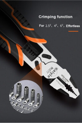 Professional Tools Electrician Pliers Multifunction Wire Pliers Stripper Crimper Cutter needle nose Nipper Jewelry Tools